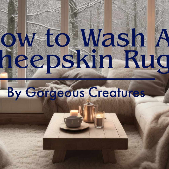How to Wash a Sheepskin Rug