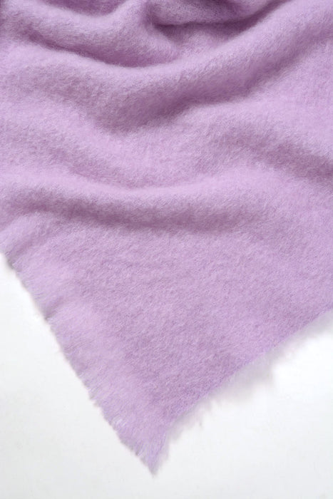 Lilac Pink Mohair Chair Throw