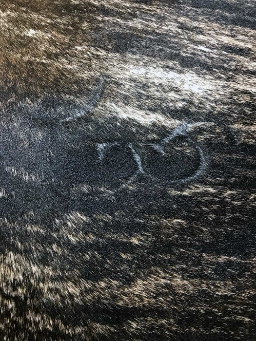 cowhide in chocolate and sand exotic mix