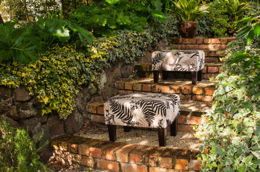 Designer fabric footstools by Gorgeous Creatures