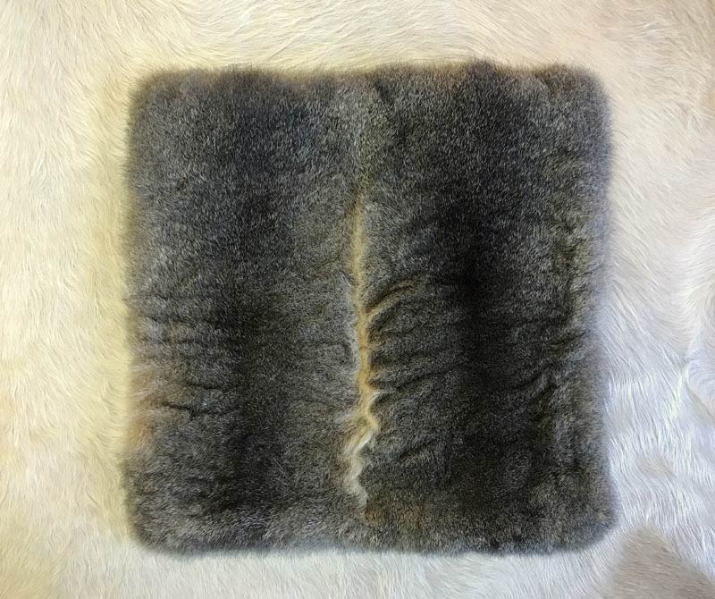 NZ grey possum fur cushions