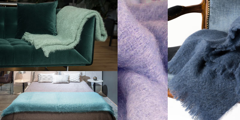 Mohair throw blankets by Gorgeous Creatures