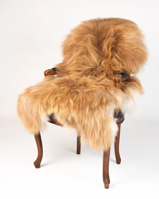 Icelandic sheepskin in light chestnut #003