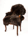 Natural brown sheepskin rug