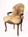 Natural caramel cream sheepskin rug #043