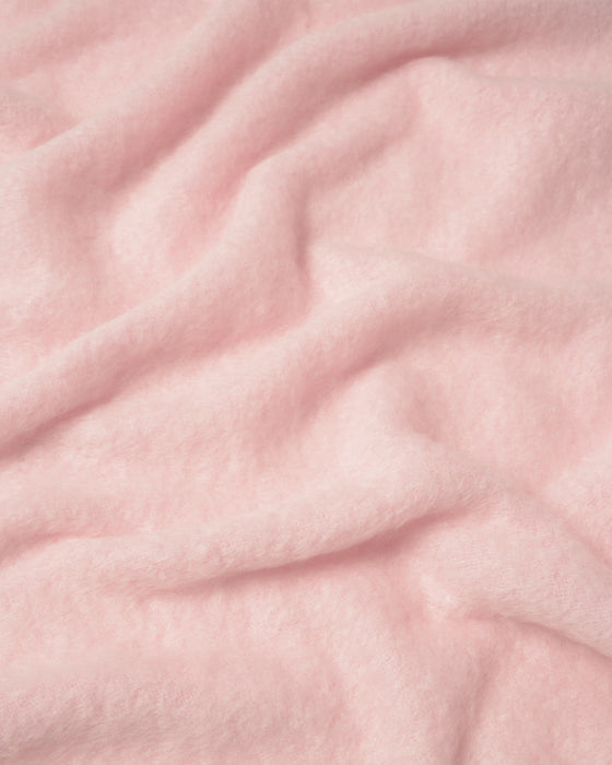Mohair Throw Candy Floss Baby Pink