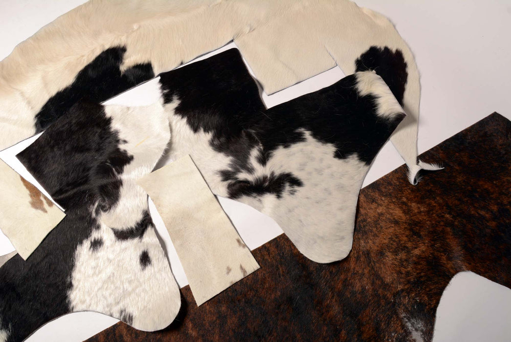 Cowhide scraps and off-cuts bag 5