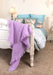 Lilac Pink Mohair Chair Throw