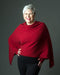 Berry Red Women's Any-Way Possum Merino Wrap - NE557