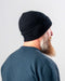 NX101 Unisex black possum merino wool beanie hat