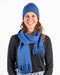 NX102 Cornflower Blue possum merino scarf