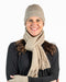 Native World Flax Plain Possum Merino Wool Scarf - NX102