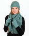 NX102 Topaz possum merino wool scarf
