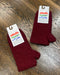 NX553 possum merino wool hand warmers cherry red