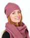 NX677 possum merino slouch beanie Magnolia Pink