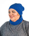 NX843 possum merino neck warmer scarf Cornflower Blue