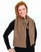 NX878 Mink possum merino lace scarf for women