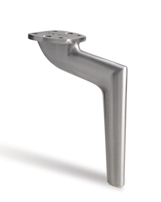 Stefano metal furniture legs 18cm Silver