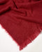 Windermere Tamarind Red Mohair Chair Throw