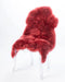 Vintage rose sheepskin rug by Gorgeous Creatures