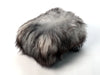 Yeti sheepskin footstool grey #1