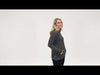 Video about a grey possum merino zip jacket
