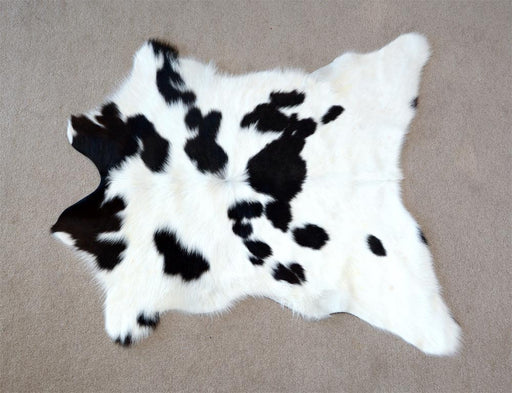 Calfskin Rug Black and White