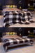 Alpaca Blanket NZ - Friesian Check