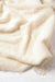 Cream Brushed Alpaca Throw Blanket
