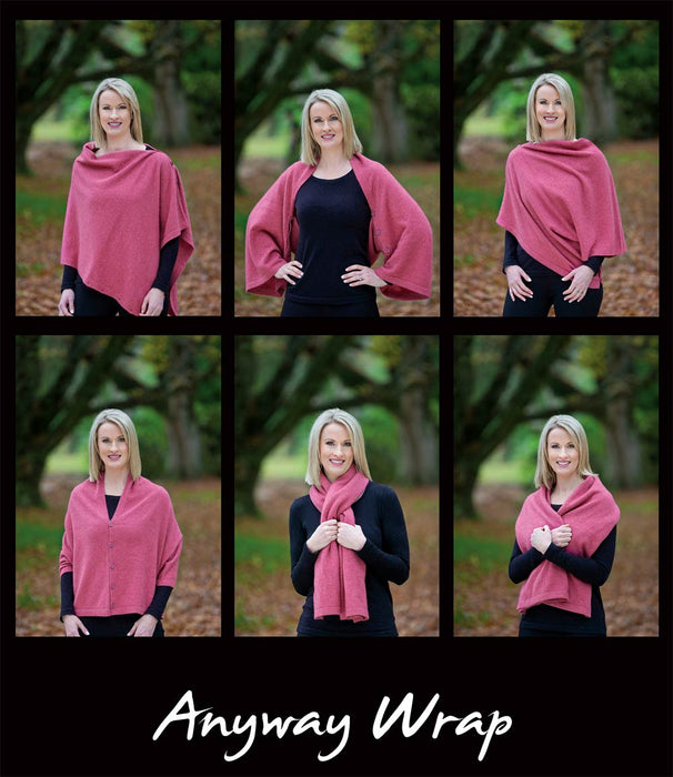 Bluebell Women's Possum Merino Wrap - NE557