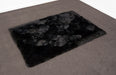 Black rectangle sheepskin rug Bowron