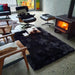 Large Black rectangle sheepskin rug Bowron