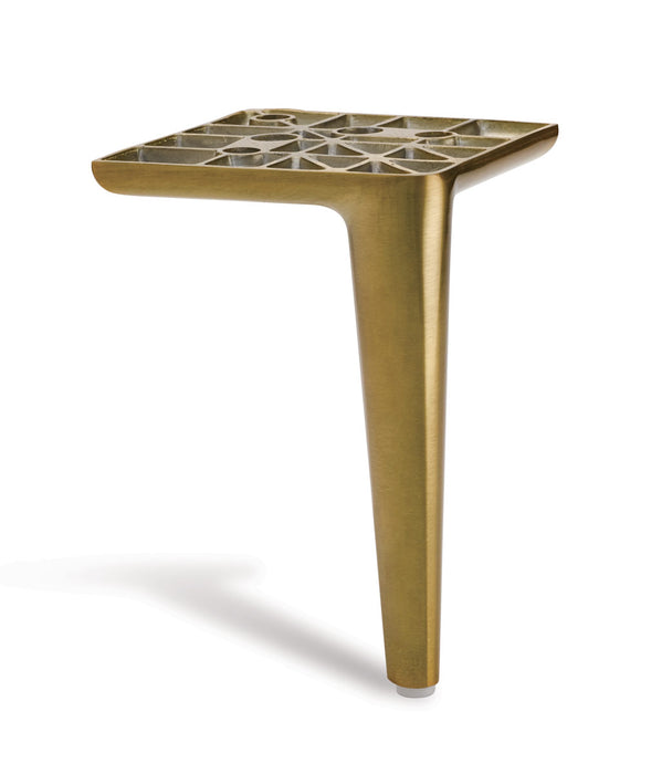 Borsari gold furniture leg 15cm tall