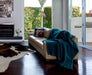 Bottle Green Mohair Throw Blanket