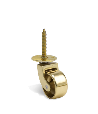 Caster Wheels 4.5cm - Brass Gold 