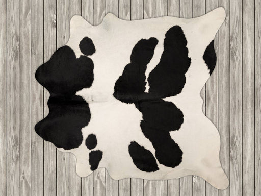 Black and White Cowhide Rug