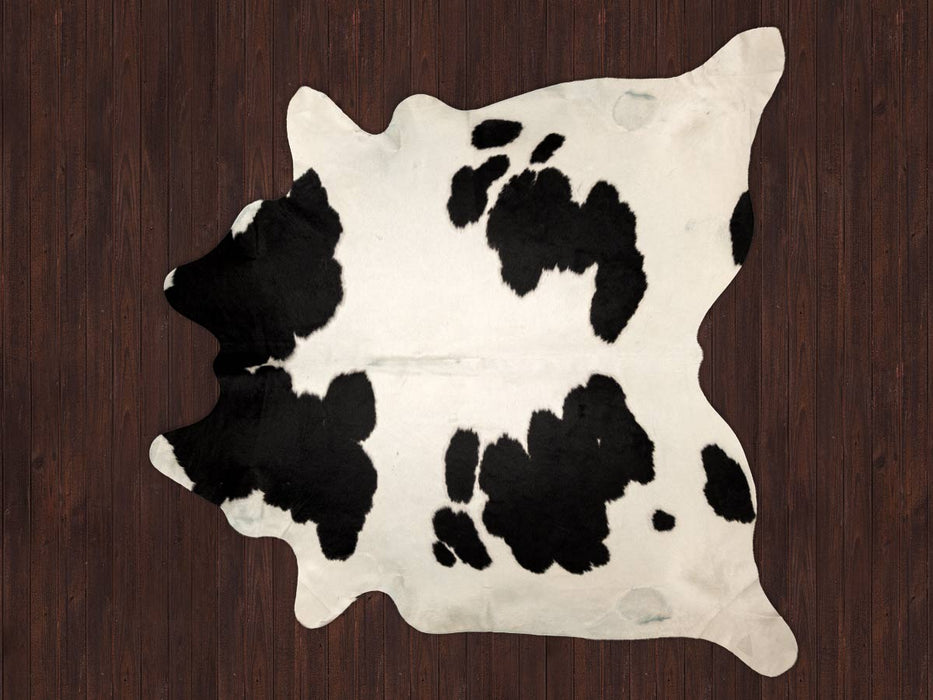 Black and White Cowhide Rug