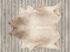 Cowhide Rug Champagne Beige