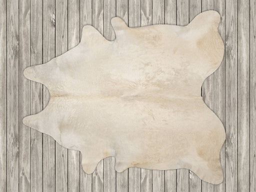 Cowhide Rug Cream Off-White