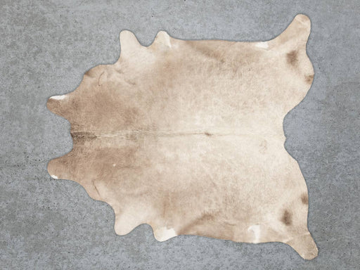 Taupe Beige Cowhide Rug