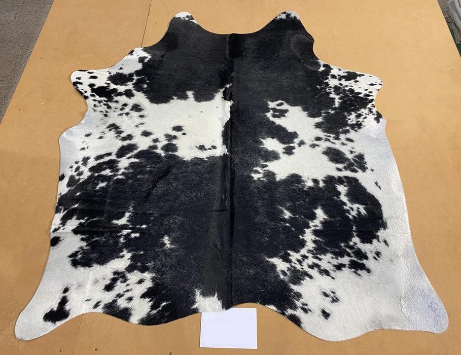 Cowhide rug black and white by Gorgeous Creatures