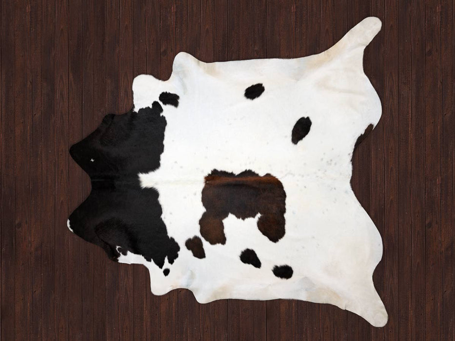 Cowhide Rug Chocolate Tri-colour