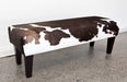 Texas style cowhide bench seat furniture by Gorgeous Creatures