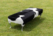 Cowhide bench seat ottoman USA