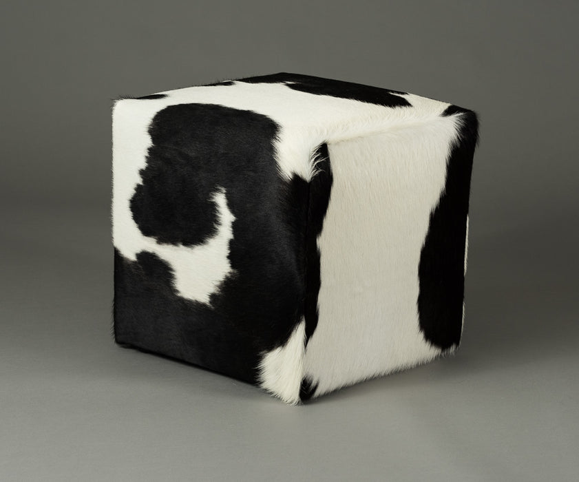 Cowhide Cube #9 & #10 with Invisible Button Glides 46x46x46cm