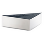 Deco Ottoman Feet 4cm Tall - Stainless Steel with Wood Block
