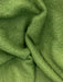 Fern green mohair wool chair throw