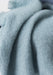 Pale Blue Mohair Throw Blanket