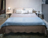 Glacier Blue Mohair Throw Blanket