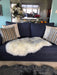 Grey mist sheepskin rug Bowron NZ